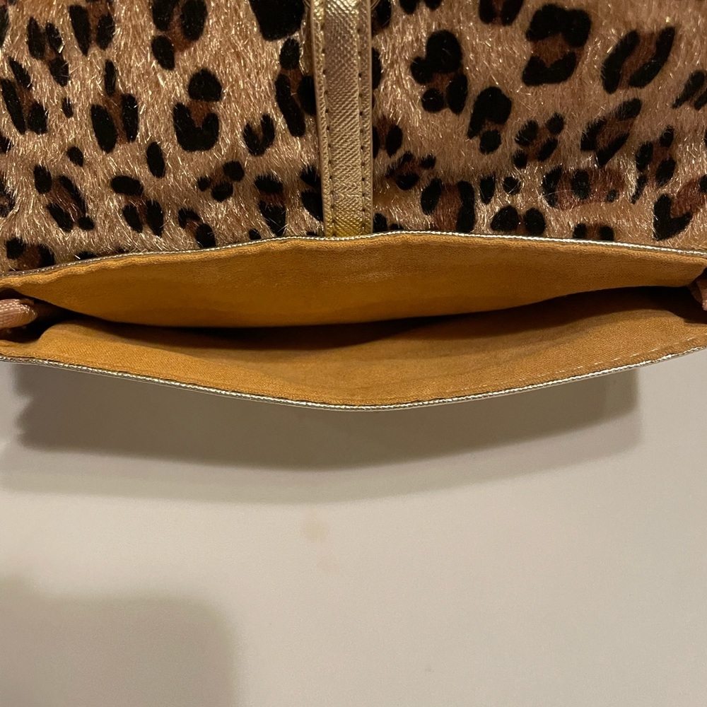 Make Up Bag Bundle Of 2- Leopard Print W/Hot Pink… - image 4